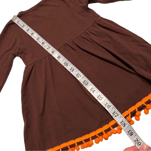 Boutique Thanksgiving tunic ruffle pants bundle with turkey appliqué size 2T - Picture 8 of 15